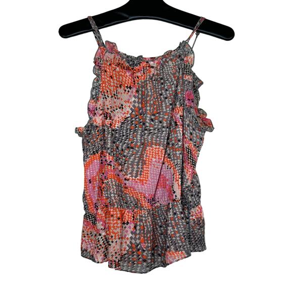 Parker Sleeveless Ruffle Peplum Camisole Top Small - Picture 2 of 9